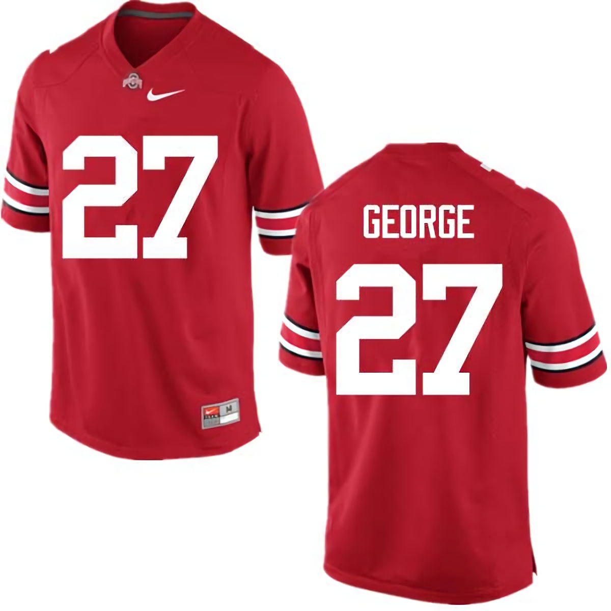 Eddie George Ohio State Buckeyes Men's NCAA #27 Nike Red College Stitched Football Jersey BUY2256EA